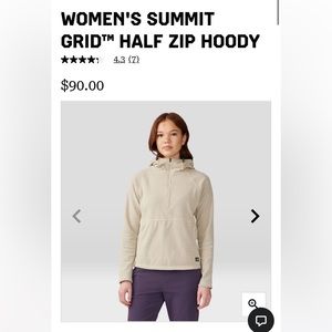 Mountain Hardwear Summit Grid Half Zip
